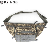 Sac banane tactique imperméable en tissu Oxford de haute qualité pour activités de plein air, randonnée et chasse