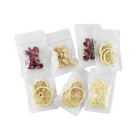 Sachet de rangement auto-scellant en plastique transparent givré pour emballage d'écouteurs et de projecteurs