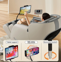 Fauteuil de massage professionnel électrique 3D à gravité zéro 2026 Human Touch Luxe Blanc