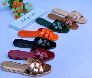 Tên Thương Hiệu Của Phụ Nữ Mở Toe Giản Dị Giày Phẳng Chống-Trượt Thời Trang Thoáng Khí Trượt Cho Dép Đi Trong Nhà Cho Mùa Xuân Cho Phụ Nữ - Product Image 3