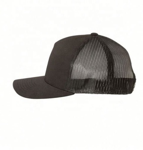 Sombrero de camionero de lona vaquera personalizado 100% gorra de algodón abullonado para actividades al aire libre informales ciclismo y uso en la playa con logotipo bordado - Product Image 4