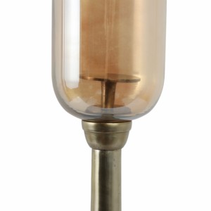 Portacandele in Vetro Stile Hurricane, Candelabro Decorativo Alto per Sala da Pranzo, Arredamento Moderno per la Casa - Product Image 6