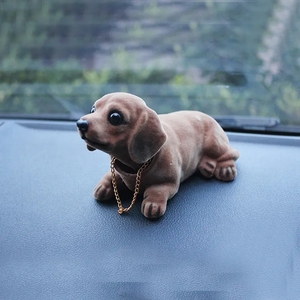 Linda simulación mascota muñeca resina asintiendo perro coche <span class=keywords><strong>salpicadero</strong></span> decoración coche decoración Interior - Product Image 5