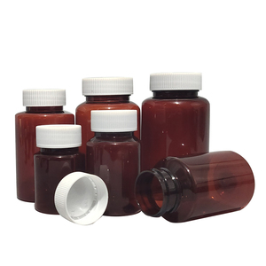 Vente Promotion de haute qualité stockage de pilules en plastique PET vide ambre toux sirop pharmaceutique liquide médecine bouteilles de Prescription - Product Image 1