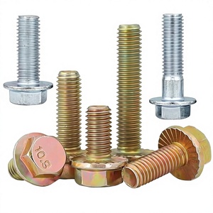 Precio al por Mayor de Tuercas y Pernos Hexagonales A2 M3 M8 M9 Ss 3/8 4.8 <span class=keywords><strong>Hdg</strong></span> 8.8 M32 M60, Rosca Completa, Zincado Amarillo - Product Image 1