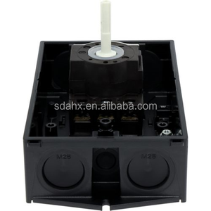 Interruptor Aislador <span class=keywords><strong>EATON</strong></span> <span class=keywords><strong>P1</strong></span>-<span class=keywords><strong>25</strong></span>/I2/SVB 25A, Carcasa de Plástico, 3P, Negro, Manivela Giratoria, Gabinetes de Distribución, Sistemas de Transporte - Product Image 4