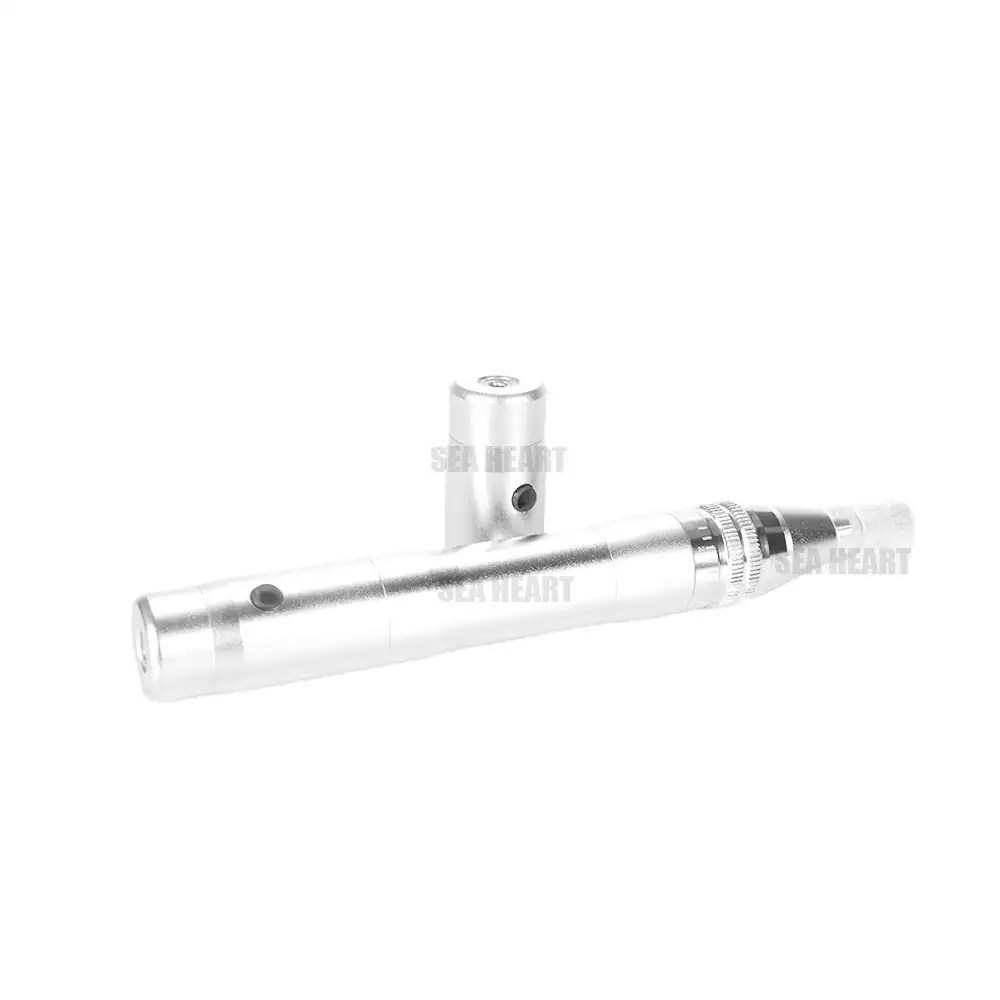 Draadloze Auto Microneedle Derma Pen Met Batterijen Bajonet Derma Machine Micro Rolling System Therapie Pen Voor Gezichtsverzorging