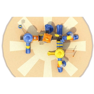 Ensembles de balançoires <span class=keywords><strong>Paris</strong></span>, non toxiques, adaptés aux enfants autistes, glissière en plastique pour l'extérieur, pour jardin, école et aéroport, usage éducatif - Product Image 3