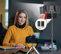Kit Lumière Vidéo LED 600 Pro 40W pour Tournage Film et Photo, Éclairage Vidéo Photographie 3200-5600K