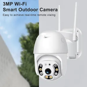V380-Caméra Wi-Fi pour la maison intelligente 1080P PTZ WIFI extérieur étanche IP66 Caméra IP sans fil CCTV Caméra PTZ