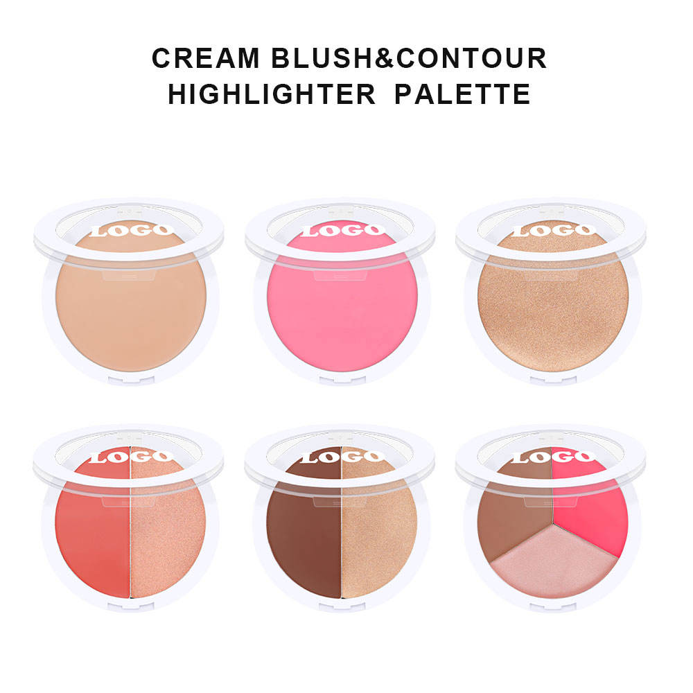 Récipient rond blanc avec capuchon transparent