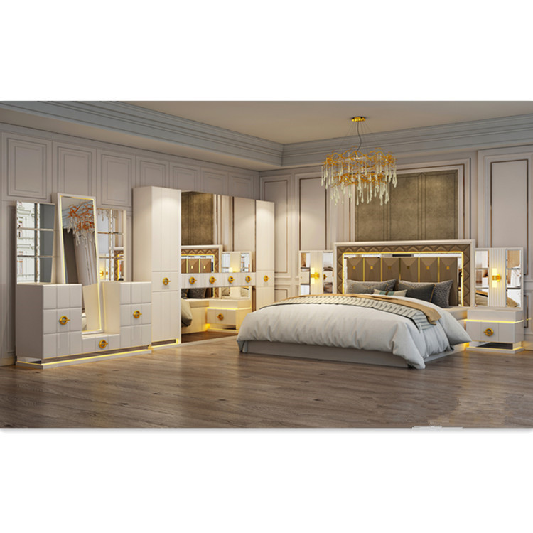Лидер продаж, роскошный дизайн, полный домашний комплект мебели для спальни от Foshan