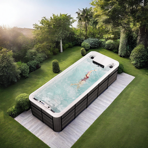 Grande <span class=keywords><strong>piscine</strong></span> <span class=keywords><strong>intérieure</strong></span> de massage sexy avec sol en fibre de verre Spa à remous pour baignoire extérieure - Product Image 6