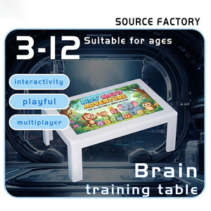 Mesa de Juego OEM ODM de Fábrica de 32, 43, 55 y 75 Pulgadas con Pantalla Táctil, PC <span class=keywords><strong>Todo</strong></span> en Uno, Escritorio Interactivo para Entrenamiento Cerebral, Apto para Niños - Product Image 4