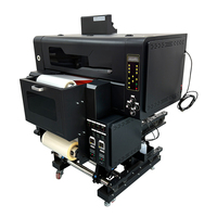 Estampage et stratification à chaud rouleau d'imprimante UV Dtf intégré film d'or imprimante à plat UV Dtf 40cm étiquette en cristal imprimante UV-Dtf