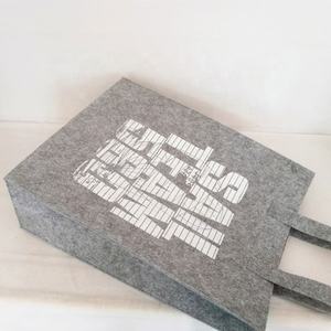 Bolso de compras de fieltro con logotipo personalizado al por mayor para regalar - Product Image 4