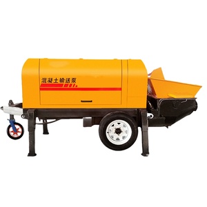 Pompe à béton mobile et stationnaire à prix d'usine, machine à béton diesel - Product Image 3