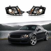 Phare LED durable 12V 6000K avec coque ABS stabilisée aux UV, Plug & Play pour voitures Audi TT MK1 8N 1999-2006
