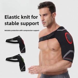 1Pcs Adjustable Elastic <b>Shoulder</b> <b>Strap</b> Sports <b>Strap</b> <b>Shoulder</b> Pads Fitness Sprain Strain Fixed Compression Joint Brace - Product Image 1