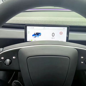 مجموعة رقمية لـ Tesla Mod <span class=keywords><strong>3</strong></span> GPS Navi شاشة LCD كاملة لوحة عدادات ذكية لوحة قياس السرعة LCD - Product Image 2