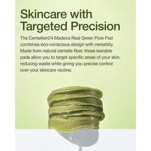 Almohadillas Exfoliantes Madeca Real Green Pore Pad, 60 Unidades, para Todo Tipo de Piel, Cuidado de la Nariz - Product Image 6