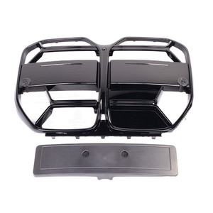 G26 griglia ABS nero opaco doppia doghe griglia paraurti anteriore con ACC per <span class=keywords><strong>Bmw</strong></span> <span class=keywords><strong>serie</strong></span> <span class=keywords><strong>4</strong></span> coupé <span class=keywords><strong>4</strong></span> porte G26 2021 2022 2023 G26 Grill - Product Image 1