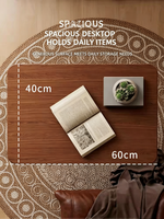 Bureau d'ordinateur portable pliable et mobile 360 °   Table de chevet réglable en hauteur et rotative pour la maison, le bureau, l'étude et l'écriture