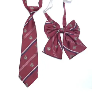 Custom Children's Polyester Neck and Bow Ties with Logo for Apparel Accessories