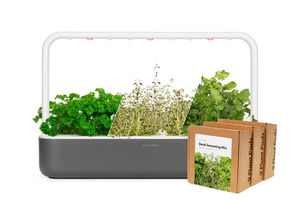 Big Steak Assaisonnement Kit Smart Garden 9x Thym Frisé Persil Coriandre Plante Dosettes Plus 3x <span class=keywords><strong>Basilic</strong></span> 3x Mini Pots De Fleurs Jardinières - Product Image 5