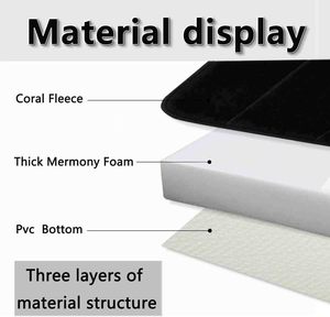 Super Absorbent Non-Slip Solid Eco-Friendly Bath Mat Soft Memory <b>Foam</b> Floor Shower Rug for Home Decor Bedroom and Bathroom - Product Image 3