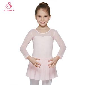 Gaun balet anak perempuan, benang <span class=keywords><strong>Leotard</strong></span> katun lengan panjang desain baru - Product Image 1