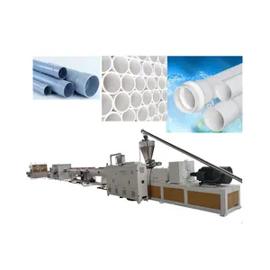 SJ65 32MM Water Supply Conduit Drainage Gas Plastic PVC Threading Fitting Printing Electrical Pipe Tube Extruder Making Machine