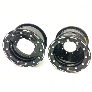 Rines Beadlock para <span class=keywords><strong>Cuatrimoto</strong></span> ATV Delanteros 10x5 4+1 y Traseros 9x8 3+5 para YFZ450 <span class=keywords><strong>Raptor</strong></span> Banshee TRX450 LTR450 KFX450 - Product Image 2