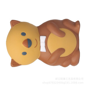 Oso de Peluche Navideño de 4-4.9 Pulgadas, Plástico con Acabado Mate, Juguete Decorativo para Interiores - Product Image 2