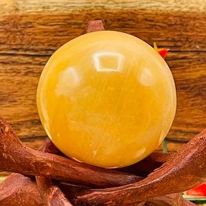 Vente en gros de sphères de cristal naturel, sphère de calcite jaune miel pour une décoration intérieure unique - Product Image 3