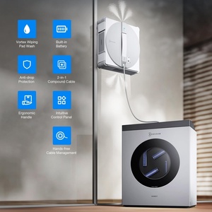 Robot Limpiacristales Inteligente Winbot W3 al por Mayor con Estación Multifuncional y 12 Niveles de Seguridad Ecovacs Winbot W3 Manos Libres - Product Image 1