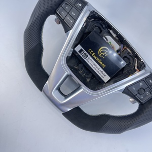 Volant en cuir Alcantara personnalisé de haute qualité CCExcellent pour Volvo V60 <span class=keywords><strong>S60</strong></span> XC60 XC70 S80 V40 2011-2019 - Product Image 2