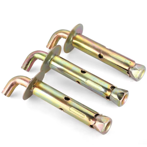 Ancoraggi a Gancio Metrici in Acciaio Inox Zincato, Bulloni di Espansione a Gancio a J per Montaggio su Cemento e Pareti - Product Image 1