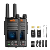 Walkie-talkie 4G POC PPT de Fabricante, Comunicación de Larga Distancia de 5000 km, Tarjeta SIM Integrada, Walkie-talkie Portátil
