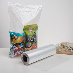 Rollo de Bolsas de Plástico <span class=keywords><strong>PE</strong></span> Personalizadas OEM, Transparentes, con Fuelle Lateral, Asa Flexiloop en Relieve, Desechables, para Supermercado y Exhibición, 7-80 - Product Image 2