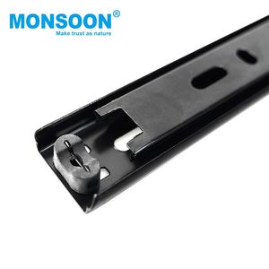 Riel Telescópico <span class=keywords><strong>de</strong></span> Montaje Lateral <span class=keywords><strong>para</strong></span> Herrajes, Guía <span class=keywords><strong>de</strong></span> Deslizamiento <span class=keywords><strong>para</strong></span> <span class=keywords><strong>Cajones</strong></span> con Rodamiento <span class=keywords><strong>de</strong></span> Bolas <span class=keywords><strong>de</strong></span> 17 mm y 3/4 <span class=keywords><strong>para</strong></span> Cocina y Dormitorio <span class=keywords><strong>de</strong></span> Acero - Product Image 3