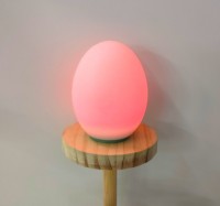 Neues Produkt Niedliches Ei-Silikon-LED-Nachtlicht für Babys