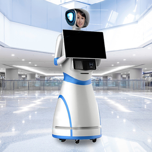 Robot de Bienvenida Inteligente, Robot de Recepción Multifuncional Móvil, Pantalla Táctil Capacitiva de 10.1 Pulgadas, Batería de Litio de 15AH, 6 Horas de Autonomía, para Hoteles - Product Image 6