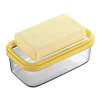 Butter cutting case high quality rectangular food container in refrigerator