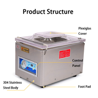 Mini machine d'emballage sous vide, pour poules, poisson sec, fruits, aliments, nouveauté