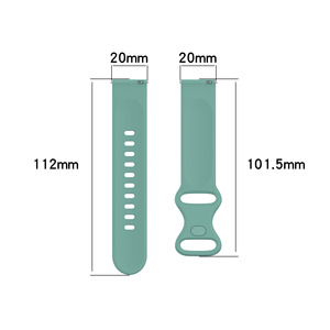 Bracelet de montre intelligente en silicone sport 20 mm, bracelet en caoutchouc pour <span class=keywords><strong>Samsung</strong></span> Huawei <span class=keywords><strong>Watch</strong></span> 4 3, hommes et femmes - Product Image 4