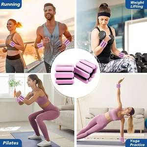 أوزان تمارين قابلة للتعديل، أوزان للكاحل مثالية لليوغا والبيلاتس، سوار بشعار مخصص - Product Image 2