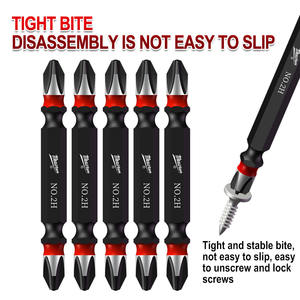 Jeu d'embouts de tournevis PH2 à double extrémité en acier allié S2, embouts magnétiques pour perceuse à percussion avec rainure pour peinture pour outils électriques - Product Image 5