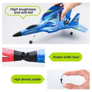 <span class=keywords><strong>Avion</strong></span> RC électrique G6 à 6 axes avec gyroscope, double moteur, anti-chute, en EPP, pour lancer à la main, <span class=keywords><strong>avion</strong></span> de combat acrobatique, planeur, jouet volant pour enfants - Product Image 5
