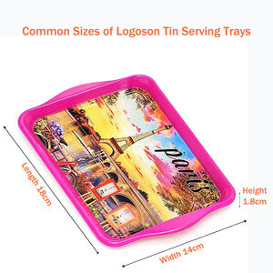 Usine <span class=keywords><strong>de</strong></span> plateaux souvenirs <span class=keywords><strong>de</strong></span> <span class=keywords><strong>Paris</strong></span> Vente en gros <span class=keywords><strong>de</strong></span> plateaux roulants en étain en métal Logo imprimé personnalisé Plateau <span class=keywords><strong>de</strong></span> service tabac pour accessoires fumeurs - Product Image 3